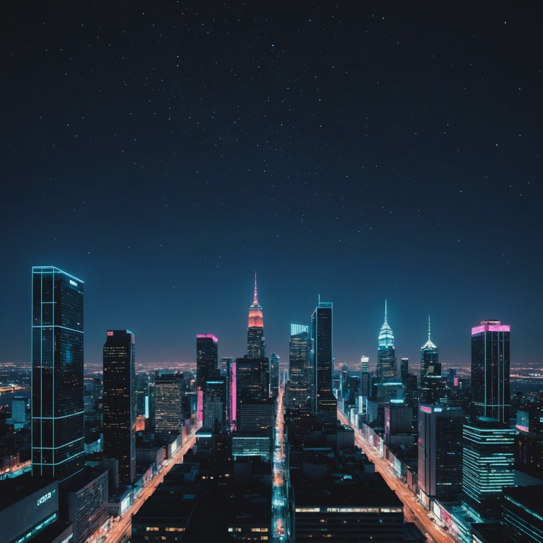 This track embodies the essence of a vibrant city night, illuminated by neon lights and filled with the sounds of urban exploration. The music is a pulsing mix of electronic beats and street smart rhythms, capturing the lively spirit of the cityscape after dark.