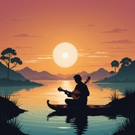 serene melody, traditional instruments, empowering mood