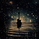 an instrumental blues rock piece evoking tranquil water whispers