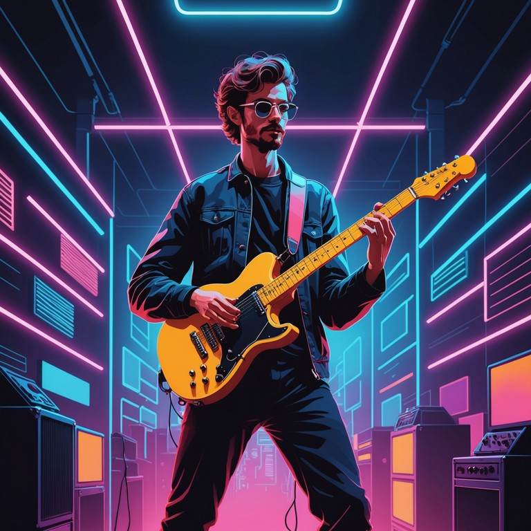 A track that perfectly captures a mix of nostalgia and forward thinking pop rock dynamics, whispers of electric dreams features haunting melodies interwoven with electric guitar riffs, creating a soundscape that's both enchanting and energetic.