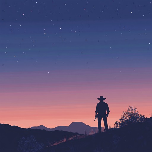 An acoustic guitar instrumental that serenades the listener with the wistfulness of cowboys at twilight, savoring silent moments on endless trails.