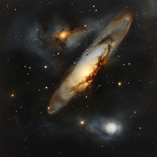 An instrumental piece that gently guides the listener through tranquil cosmic expanses, blending soothing melodies with progressive rock elements to evoke peace and wonder among the stars.