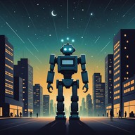 whimsy and electronics under starlight