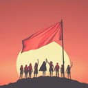 an uplifting instrumental anthem expressing unity and hope through music