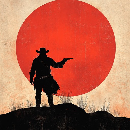An aggressive instrumental piece combining western motifs and modern intensity, capturing an outlaw's quest for vengeance across the dusty plains.