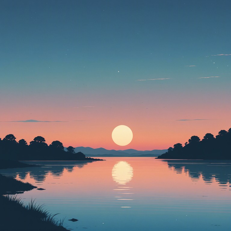 Capturing the serene and somewhat somber energy of fading light, this composition uses subtle electric piano chords to soothe and invite contemplation during the twilight hours.