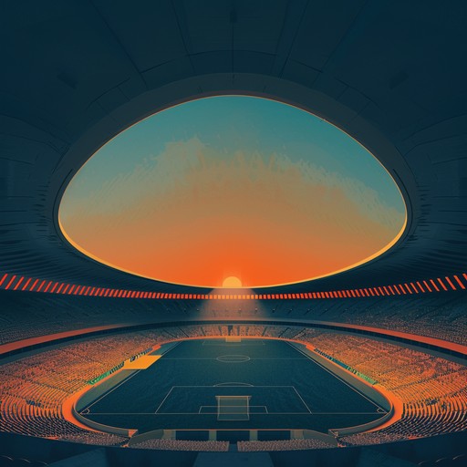 This energetic and triumphant stadium anthem features a grand orchestra and driving percussion, building to an explosive climax that will get the crowd on their feet and cheering. With soaring brass, pounding drums, and electrifying guitar riffs, this track captures the thrill of victory and the rush of adrenaline.