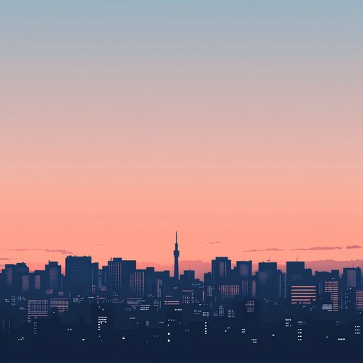 Experience the essence of a tokyo evening as this track blends traditional japanese instruments with modern j pop sensibilities. The music captures the transition from the bustling daytime to the serene twilight, offering a soothing yet uplifting melody that echoes through the skyscrapers of tokyo.