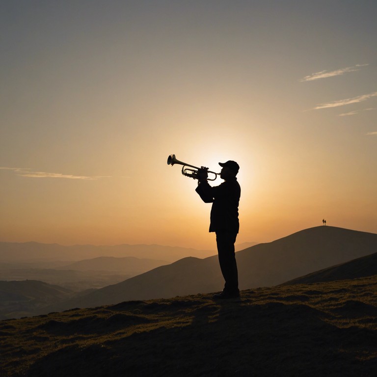 An inspirational brass centric piece, echoing the storied past of gallant warriors with each note, ideal for commemorating moments of historical military significance or modern day parades.