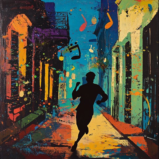 An energetic mambo song that builds tension with syncopated rhythms, dramatic brass, and rapid percussion, evoking urgency in a nighttime havana setting.