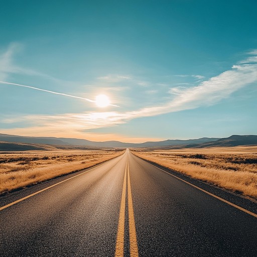 An uplifting and cheerful soft rock instrumental that evokes the joy of a road trip on a sunny day, featuring melodic guitar riffs and a steady rhythm to inspire feelings of freedom and happiness.