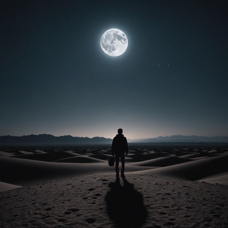 An evocative track that crafts the mystical allure of a moonlit arabian desert using traditional oud melodies, transporting the listener back in time to a land of ancient tales and lost cities. The composition intertwiles majestic rhythms with the haunting beauty of the desert landscape, reflecting both the solitude and the spiritual depth of the middle eastern olden days.