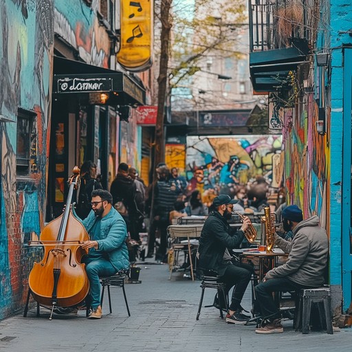 Immerse yourself in a dynamic fusion of caribbean inspired latin beats and skilled jazz musicianship. This piece captures the energy of a tropical sunset party with lively trumpet leads, flowing piano melodies, and driving percussion.