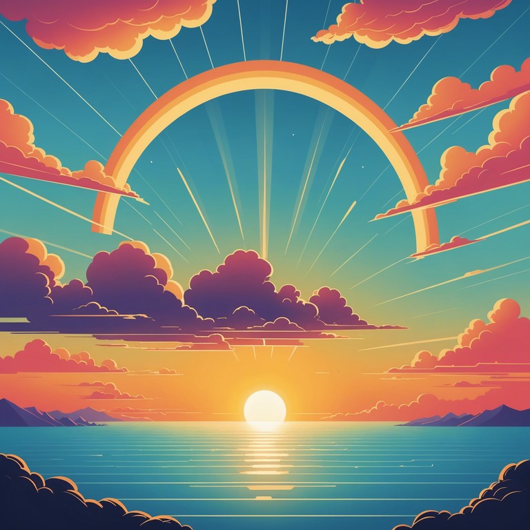 Imagine waking up to a lively and engaging soundscape that fills the morning with vigor and color. The track starts with light, percussive rhythms and evolves into a vibrant blend of harmonic layers that mimic the hopeful rise of the sun. Intended to uplift and energize, the music carries an infectious groove that propels the listener into a day full of positivity.