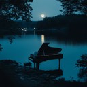 a tender piano melody evoking love's embrace under moonlight