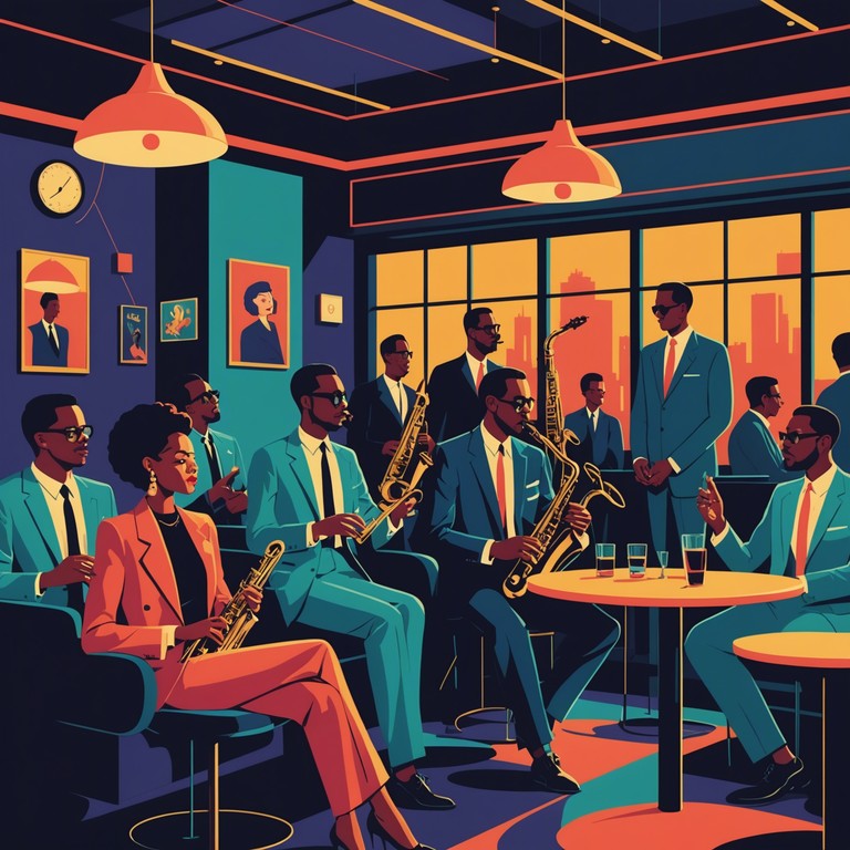 A sophisticated and lively track perfect for capturing moments of joy and celebration. The music combines traditional jazz elements with soulful melodies to create an atmosphere of elegance and festivity. It's ideal for festive gatherings, sophisticated parties, or any occasion that calls for a celebratory mood.