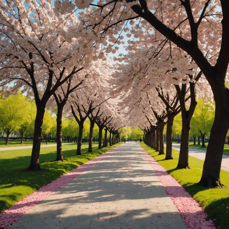 A track that tenderly depicts the arrival of spring with each note mimicking the peaceful descent of cherry blossoms, creating an audio environment that is as uplifting as it is calming, perfect for reflection or meditation.