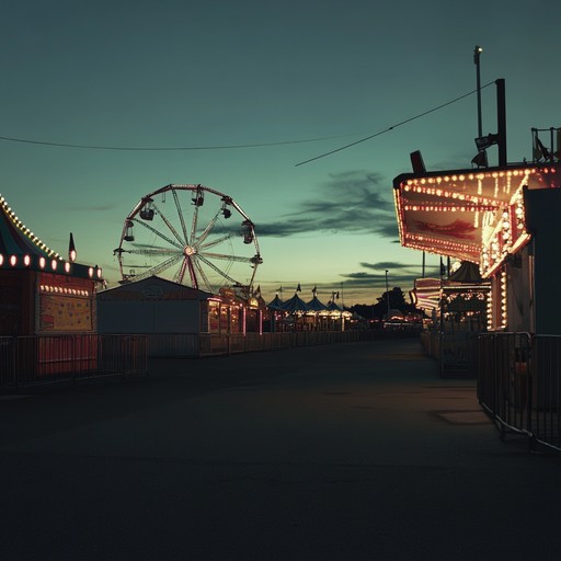 Imagine wandering through a deserted carnival at dusk, where fading lights and distant laughter blend with the soft notes of a soulful accordion. This instrumental piece captures the juxtaposition of joyful memories and introspective solitude, with subtle layers of ambient field recordings, evoking a sense of nostalgic reflection. Ideal for moments of quiet contemplation within an otherwise lively atmosphere.