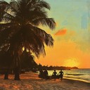 gentle island rhythms and exotic sunset melody bliss