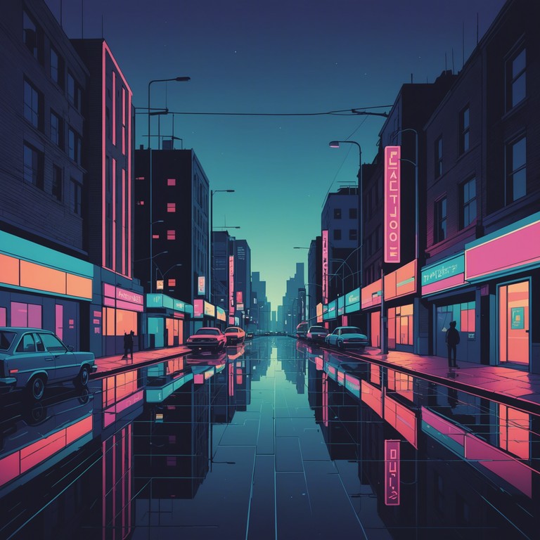 This track exudes a calming, reflective atmosphere, with gentle synth melodies overlaying soft, immersive pads that transport the listener to an introspective, neon lit journey through sound. It's perfect for winding down after a long day or for moments of solitude seeking mental clarity.