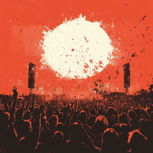 Envision yourself at a sun drenched festival, where the spirit of '90s grunge meets an unexpected lively twist. The track pulsates with raspy guitar and robust basslines, creating a soundscape filled with uplifting grunge energy. Its high powered drum patterns push against a wave of nostalgia, conjuring imagery of vibrant youth and carefree days.