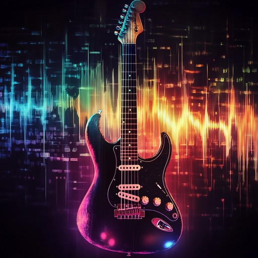 An upbeat instrumental blending bold electric guitar riffs with driving rhythms, creating an energetic dance rock atmosphere that ignites the dance floor.