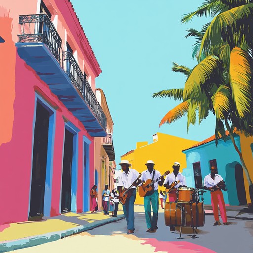 Immerse yourself in vibrant and rhythmic latin jazz infused with caribbean flair. Featuring lively piano melodies, dynamic guitar rhythms, and captivating conga percussion, this track will transport you to a sunny caribbean beach.