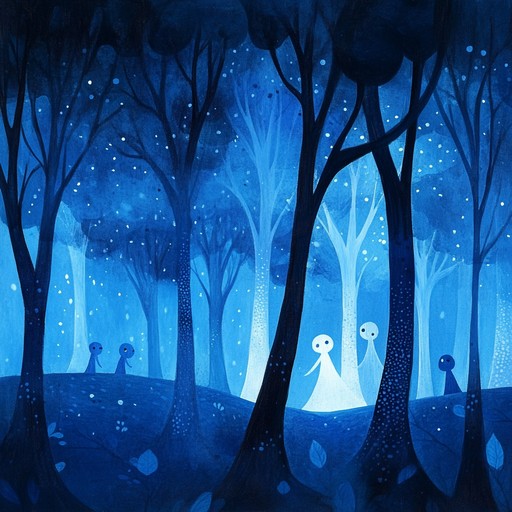 A charming yet slightly unsettling piece that takes listeners through an enchanted forest filled with shadowy figures, using a music box to create a waltzing, whimsical melody. Interspersed with eerie silences and childlike giggles, this music combines playful curiosity with a hint of mystery and creepiness, making it perfect for a dark children's story