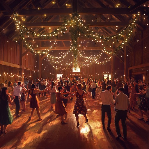 In this track, familiar melodies of classic square dances are infused with contemporary electronic elements to create a festive yet modern atmosphere. A harmonious blend of traditional and updated sounds will invigorate and entertain modern music lovers and cultural enthusiasts alike.