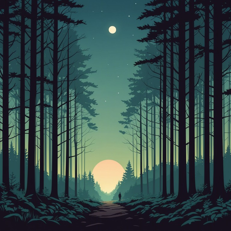 Imagine a tranquil scene in a lush forest blended with futuristic, neon lit city vibes. This song combines organic sounds with synthetic beats, creating a relaxing yet vibrant atmosphere perfect for unwinding or creative inspiration. The music intricately weaves the peaceful chirps of forest wildlife with smooth, ambient synth rhythms, providing a unique auditory escape to a place where nature and technology exist in harmony.