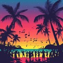 instrumental song of tropical beats and festive island vibes.