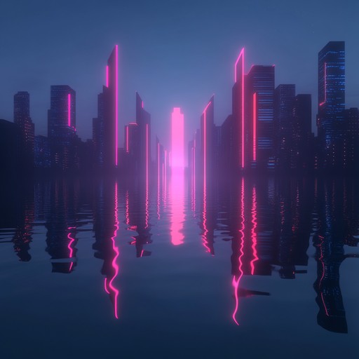 Combining the glimmer of neon lights with the rhythmic energy of city nightlife, this track captures the essence of urban exploration characterized by pulsating rhythms and vivid soundscapes. A deep synthesis of electronic tones creates a dynamic auditory journey akin to walking through illuminated streets at night.