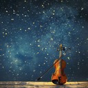 solo violin evokes a calm, introspective night.