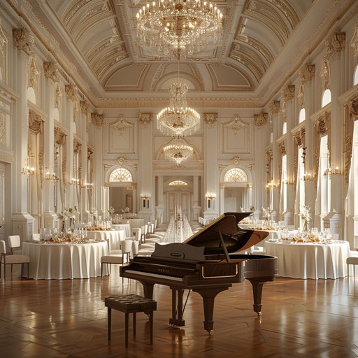 An opulent baroque piece featuring intricate counterpoints and harmonies, evoking the grandeur of an 18th century ballroom. Uplifting and elegant, this dynamic composition transports listeners to a regal past.