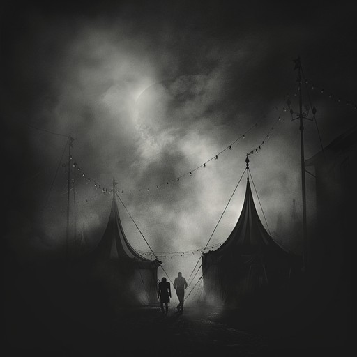 Enter the infernal circus, where twisted melodies and unsettling harmonies collide. This song combines the theatricality of cabaret with a sinister, chaotic atmosphere, featuring outlandish flow and macabre tones. Imagine dimly lit tents, bizarre performers, and a sense of creeping dread as the circus unfolds in musical form.