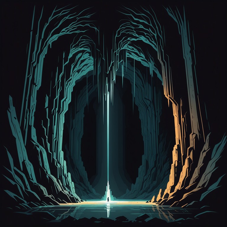 This piece creates an otherworldly soundscape, mimicking the echoes of a vast abyss with each haunting note. The bellowing sounds of the didgeridoo enhance a feeling of depth and ancient mystery, invoking images of forgotten caverns and subterranean rivers unknown to the surface world.