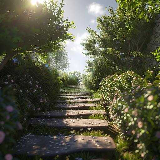 Embark on an idyllic stroll through a blooming garden during a sunny afternoon. The serene and effortless sound of the electric piano envelops you in joy and relaxation, offering a perfect escape.