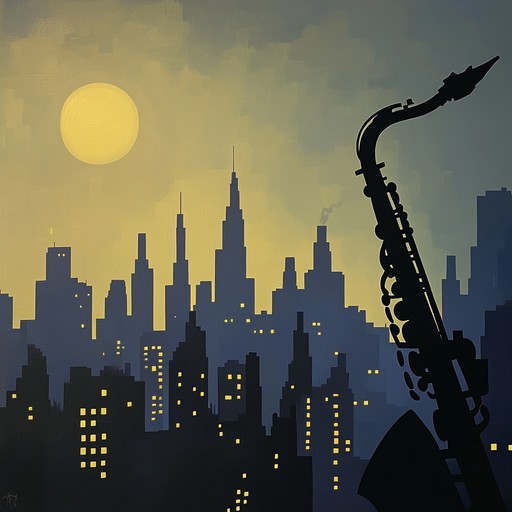 A smooth instrumental combining velvety jazz saxophone melodies with mellow house beats, creating an intimate and relaxing atmosphere ideal for unwinding during late hours.