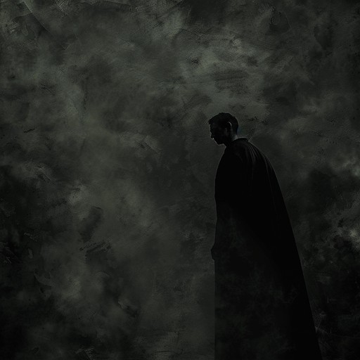 This dark and ominous composition creates a sense of impending doom and unease. Eerie sounds and dissonant harmonies weave together, conjuring images of shadows creeping in the night and unknown horrors lurking just out of sight. The atmosphere is thick with tension and foreboding, making the listener feel as though they are being stalked by an unseen malevolent force.