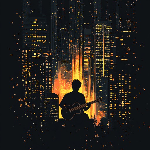 An exhilarating fusion of heavy metal guitar and driving rap rhythms, this instrumental piece embodies the chaotic energy of the city, inspiring feelings of rebellion and strength.