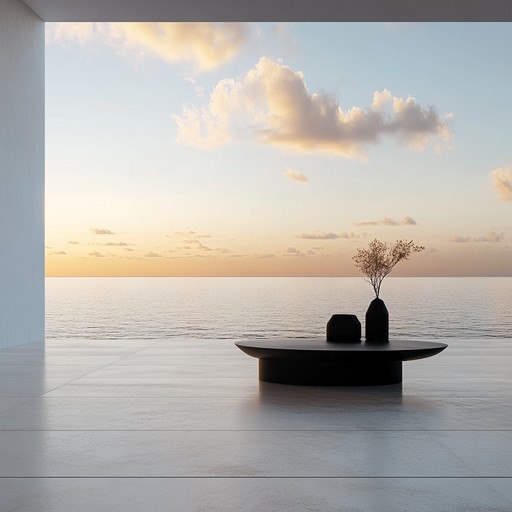 An audible journey through the soft hues and quiet peace of an early morning by the water, with music that grows in warmth as the day begins, perfectly capturing the essence of hope and peacefulness.