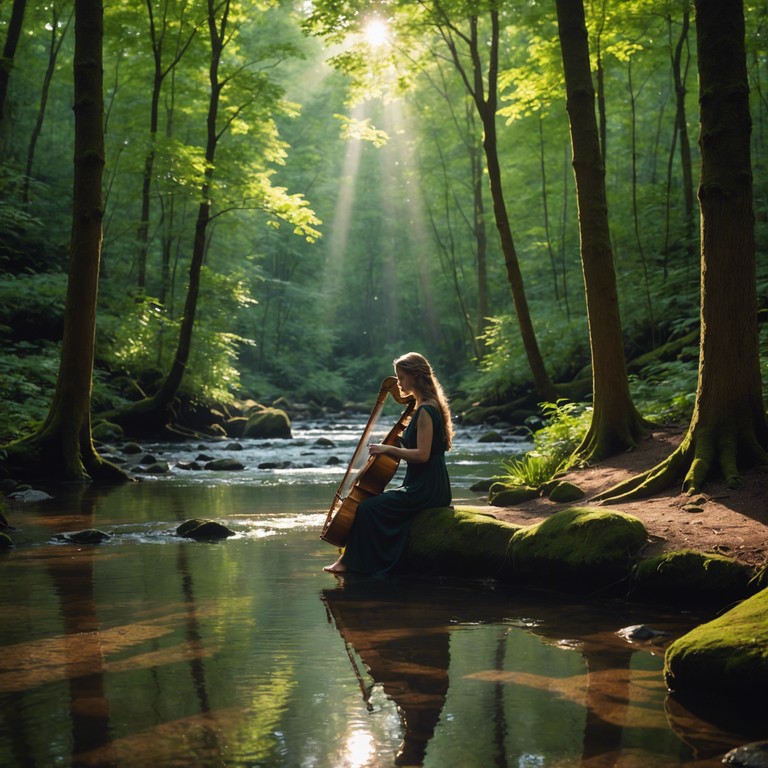 This composition seeks to create a dialogue between ancient traditions and contemporary musical expressions, using the harp to convey deep emotions and timeless stories. A serene auditory journey that invites the listener to explore the depths of their own inner landscapes.