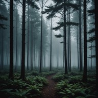 melodies echo through misty, haunted forests