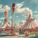 whimsical, surreal journey through carnival chaos and dreams