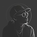 aggressive trap beat with heavy 808 bass and dark synths