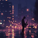 a swing instrumental capturing loneliness in the city's late hours