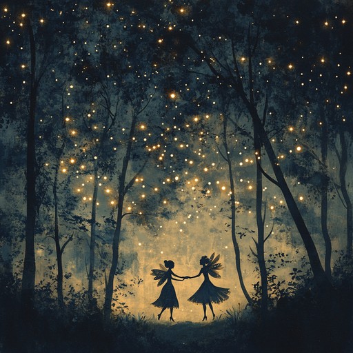 A lively and whimsical piece that takes the listener on a magical journey to a fairy filled forest at twilight. The enchanting melodies and rhythmic patterns create an atmosphere of joy and wonder, perfect for capturing the magic of a woodland fairy waltz.