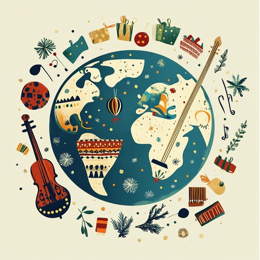 This lively instrumental composition fuses ethnic instruments from around the world, centered around the djembe drum, to create an energetic, festive atmosphere. The piece celebrates cultural diversity and the joy of global unity.