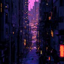 a gritty anime instrumental with dark, intense electronic beats.