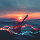 heavy guitar and electronica creating a hopeful dynamic track